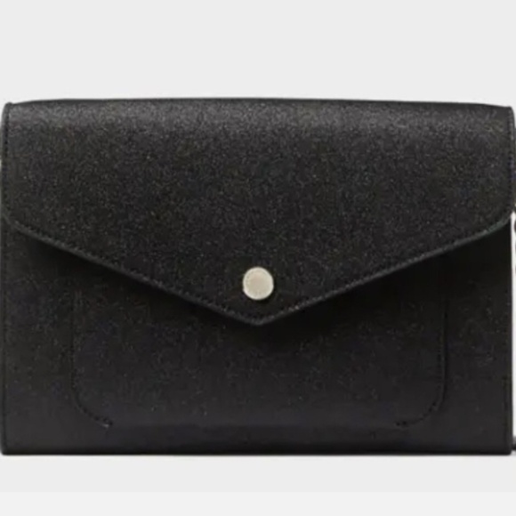 Kate Spade (NWT) Tinsel Flap Crossbody in Black Glitter - Picture 2 of 6